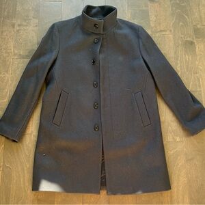 Club Monaco Men’s Funnel Neck Wool Coat